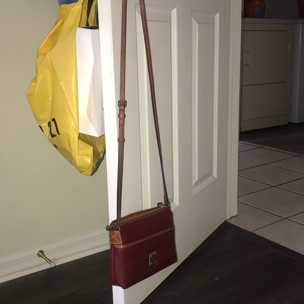 Maroon Dooney & Bourke purse